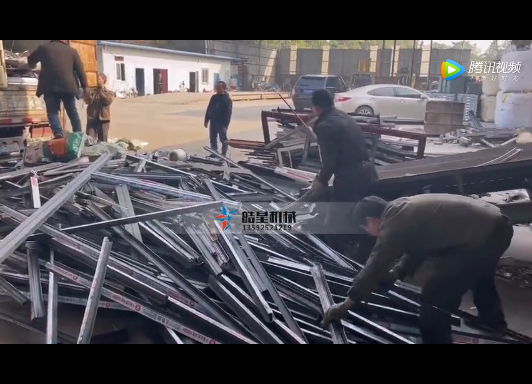 廢舊鋁型材破碎機(jī)|鋁型材破碎分離廠家生產(chǎn)現(xiàn)場(chǎng)